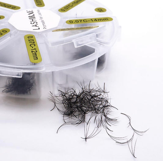 3D Mixbox LashBae- 1000 Fertige Wimpernfächer Volumenwimpern